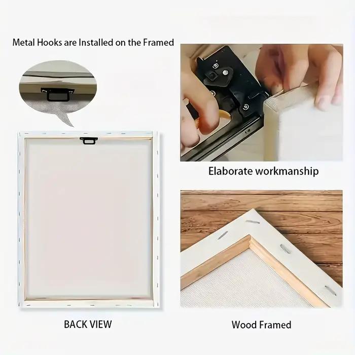 Peintures sur toile encadrées modernes