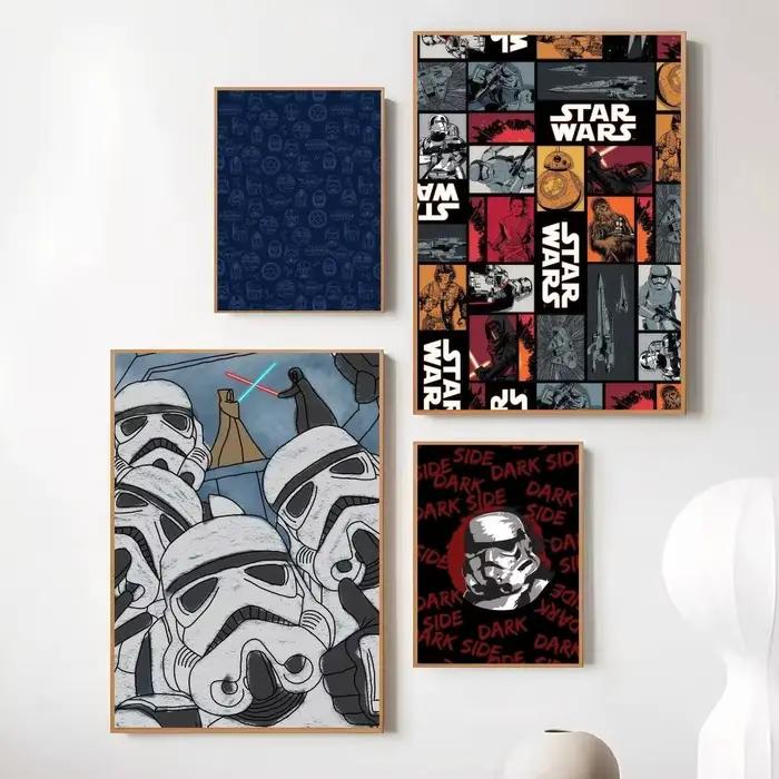 Affiche en toile « Cool Movie S-Star W-Wars-ES » pour la maison