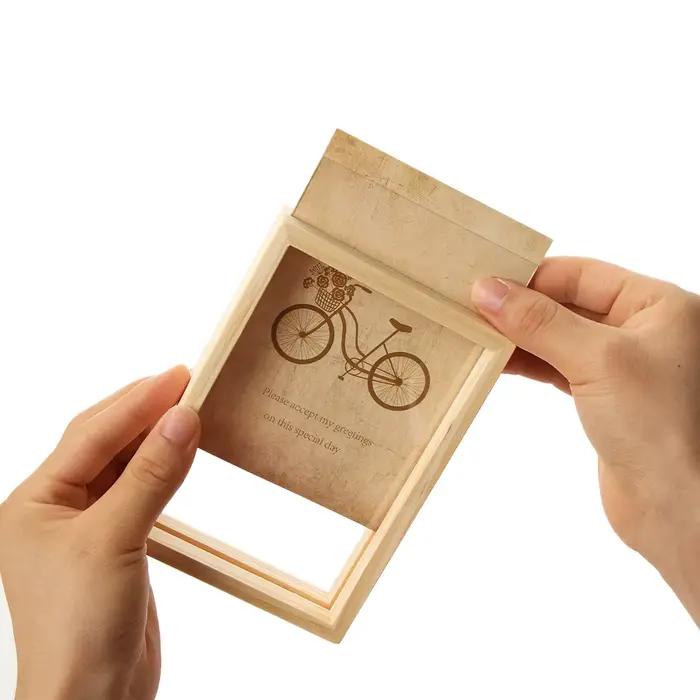 Cadre photo vintage en bois multi-décoratif