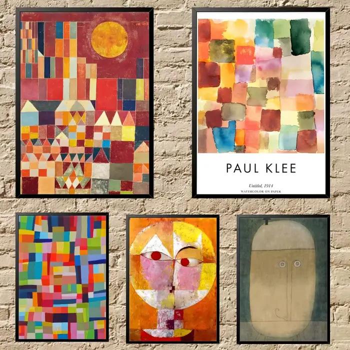 Affiche classique de l'artiste Paul Klee