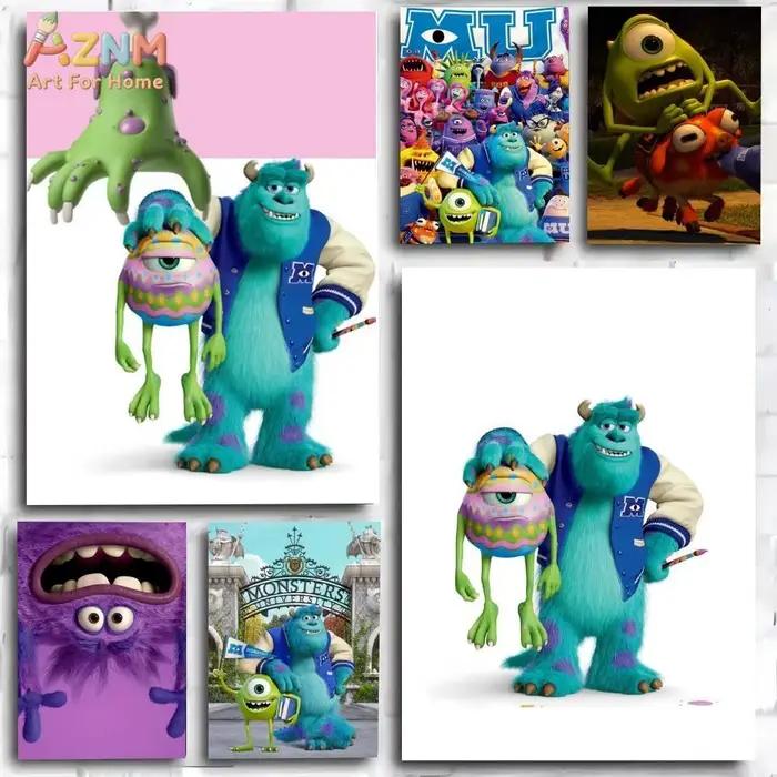 Affiche de dessin animé M-Monsters I-Inc.