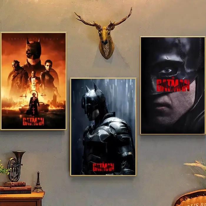Affiche de film Batman 2022, impression artistique, décoration pour la maison, la chambre à coucher, le salon, cadeau
