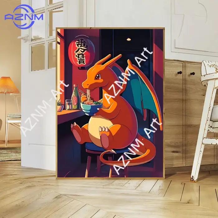 Affiche artistique sur toile Anime P-Pokemon