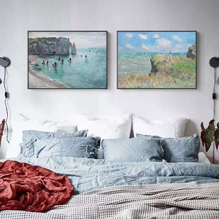 Peinture décorative moderne abstraite de Monet