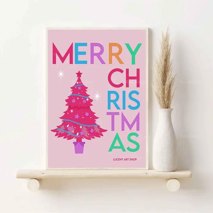 Affiche de joyeux Noël pour la décoration de la maison