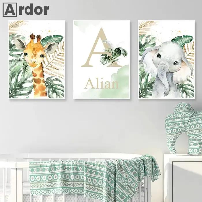 Affiche murale avec nom personnalisé