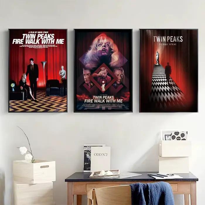 Affiche de film classique vintage Twin Peaks