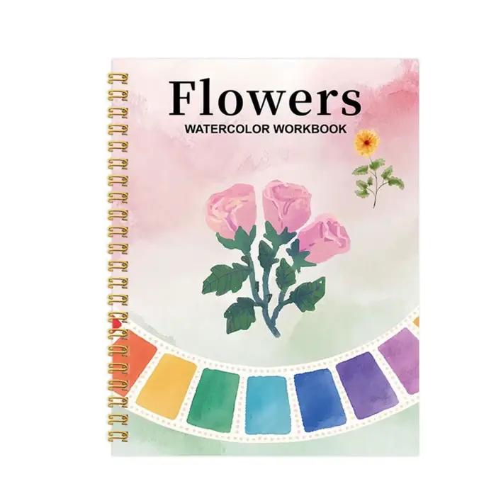 Cahier d'exercices d'aquarelle adapté aux débutants