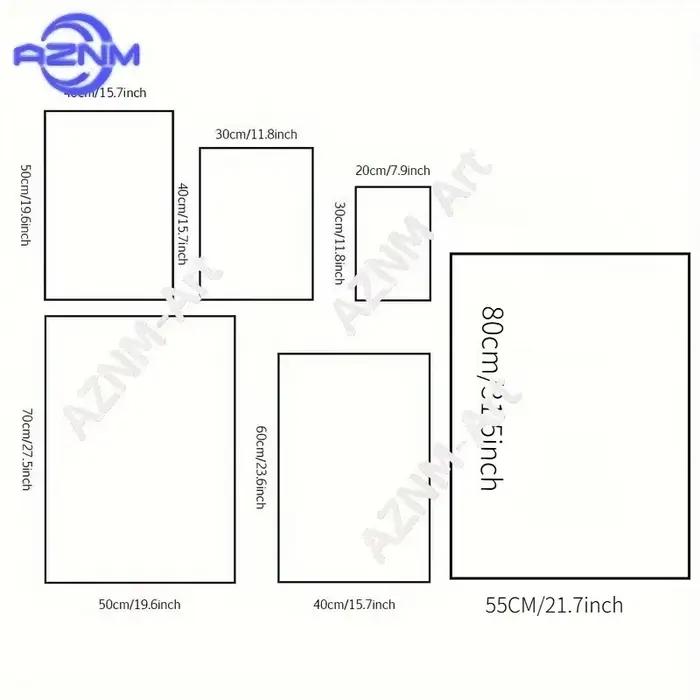 Lot de 1/3 tableaux triptyques minimalistes