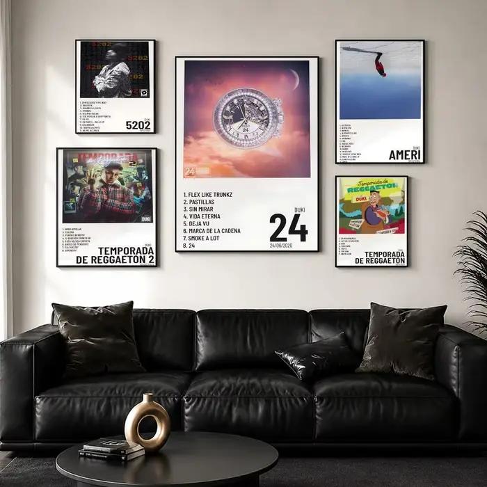 D-duki – couverture d'album, peinture, calligraphie, affiche murale sur toile, décoration de maison haut de gamme, impression pour salon et chambre à coucher