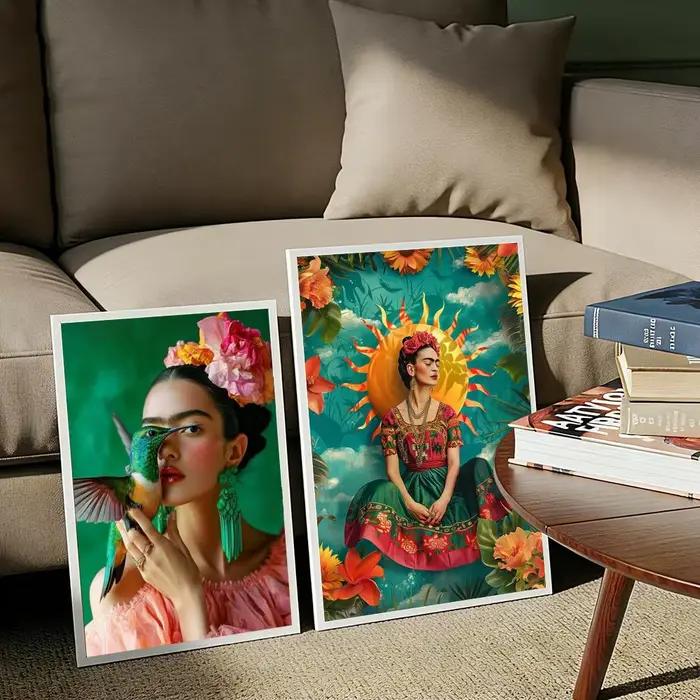 Affiche de l'artiste célèbre F-Frida Kahlo