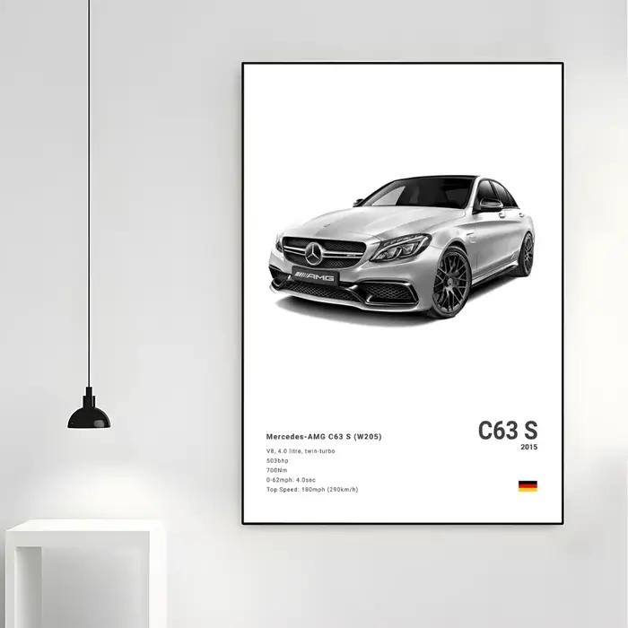 Affiche de supercar AMG GT