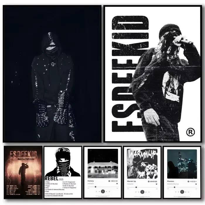 Affiche de rappeur Singer E-EsDeeKid