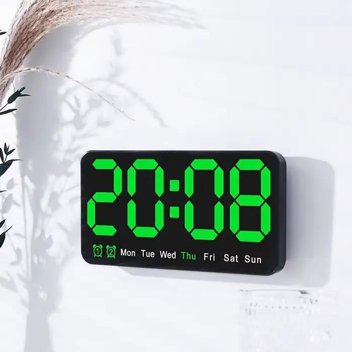 Horloge murale électronique à affichage de la température/Date