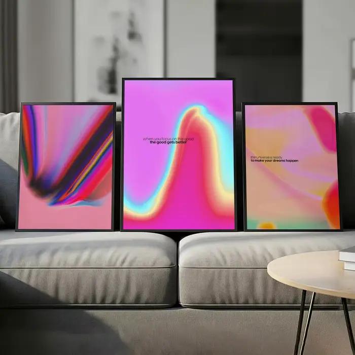 Poster Halo esthétique éblouissant