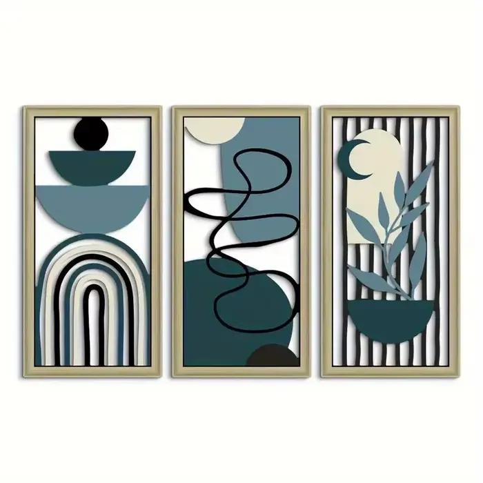 Ensemble de décoration murale en bois