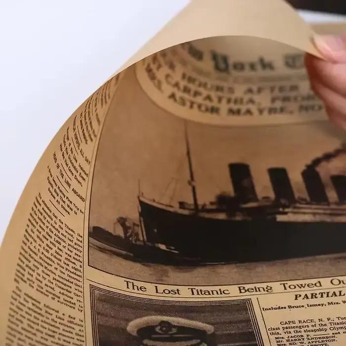 Affiche classique de l'histoire des temps de New York