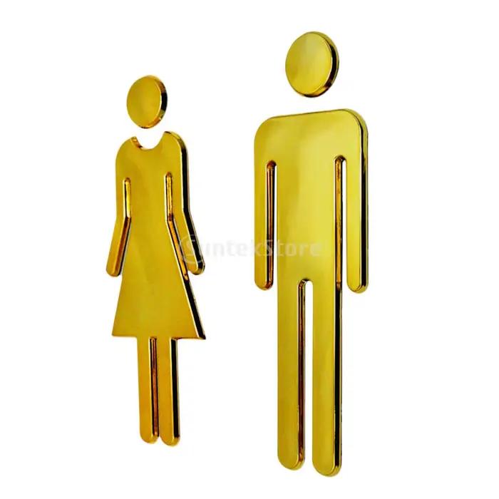 Autocollant de toilette pour homme et femme