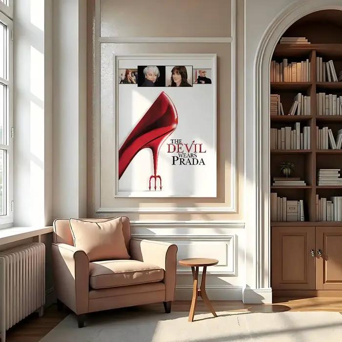 Film le diable porte Prada affiche galerie imprime auto-adhésif décor à la maison décoration Stickers muraux salon autocollant