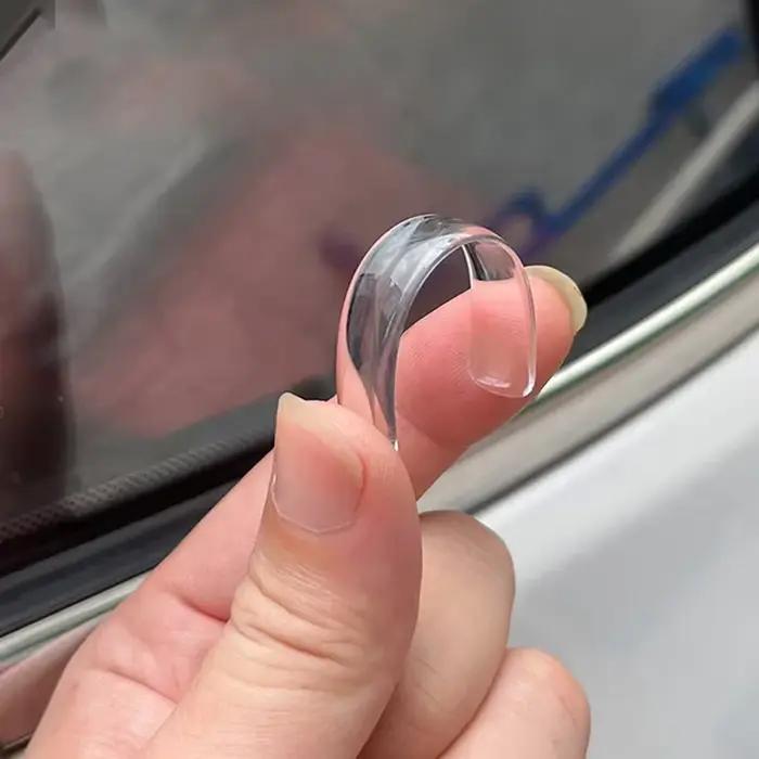 Autocollant transparent anti-collision en silicone