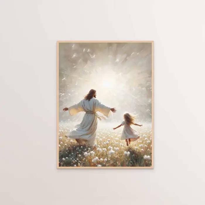 Jésus Christ toile postres chrétien