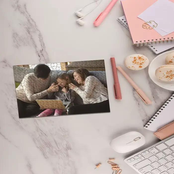 Puzzles personnalisables avec photos pour couple et famille