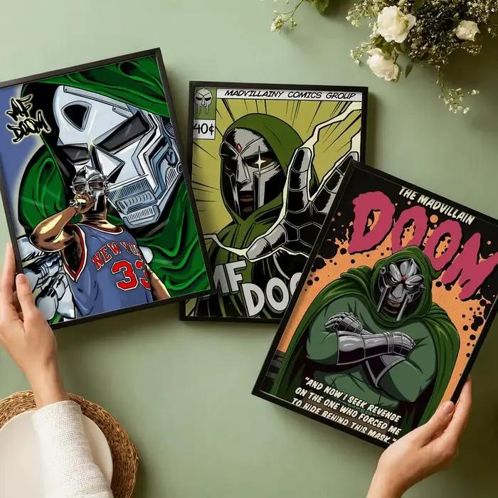 Affiche décorative du chanteur rappeur M-MF Doom