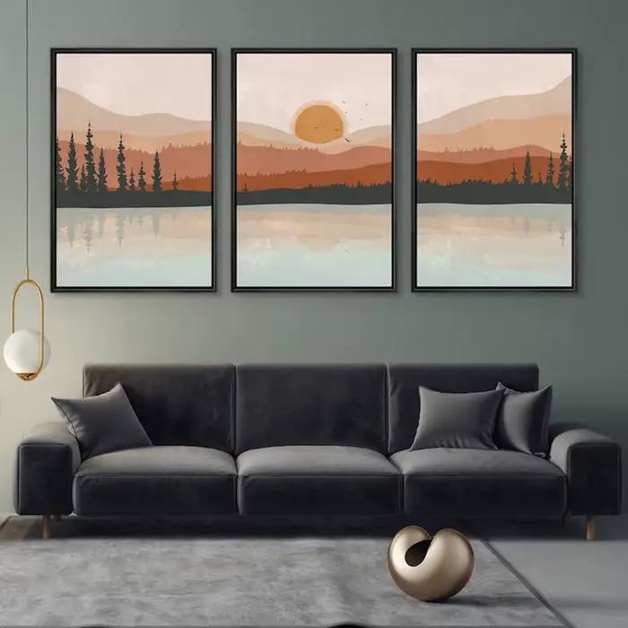 Ensemble d'art mural de 3 affiches