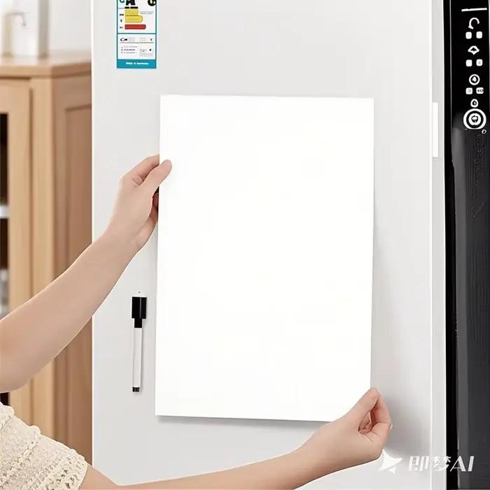 Autocollant de réfrigérateur tableau blanc magnétique