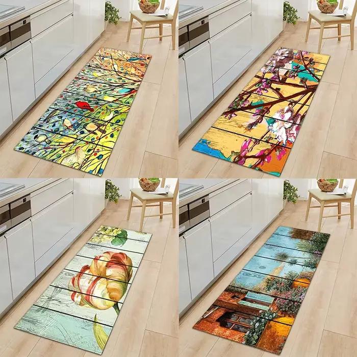 Motif de peinture murale en bois