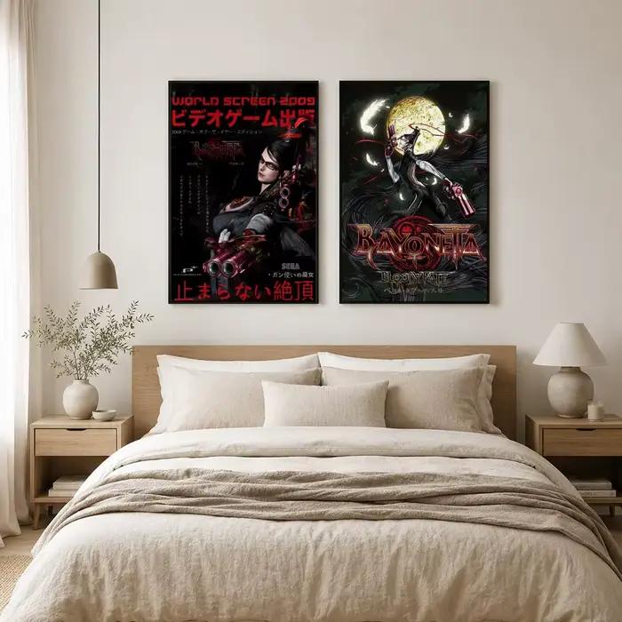 Poster autocollant mural du jeu Bayonetta 3