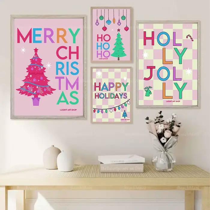 Affiche de joyeux Noël pour la décoration de la maison