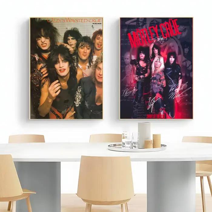 Motley Crues Rock Band Wild Poster