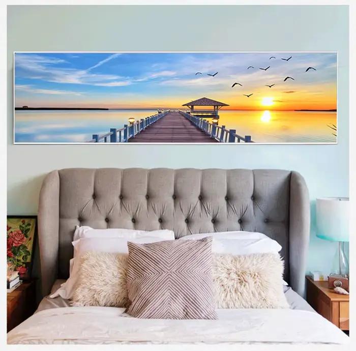 Peinture sur toile panoramique scandinave