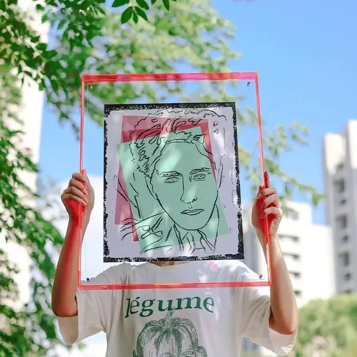 Grand cadre Photo en acrylique pour salon