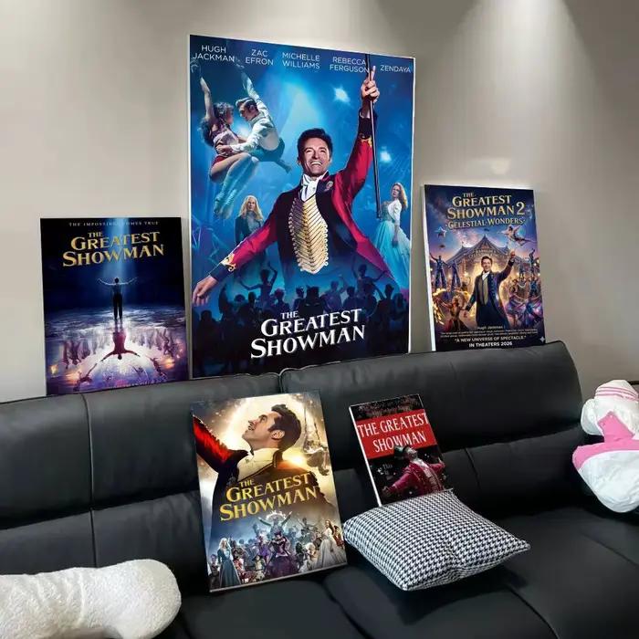 Affiche du film T-The Greatest Showman, impression artistique murale esthétique moderne, affiche minimaliste, décoration de chambre à coucher, salon, décoration de la maison, cadeau