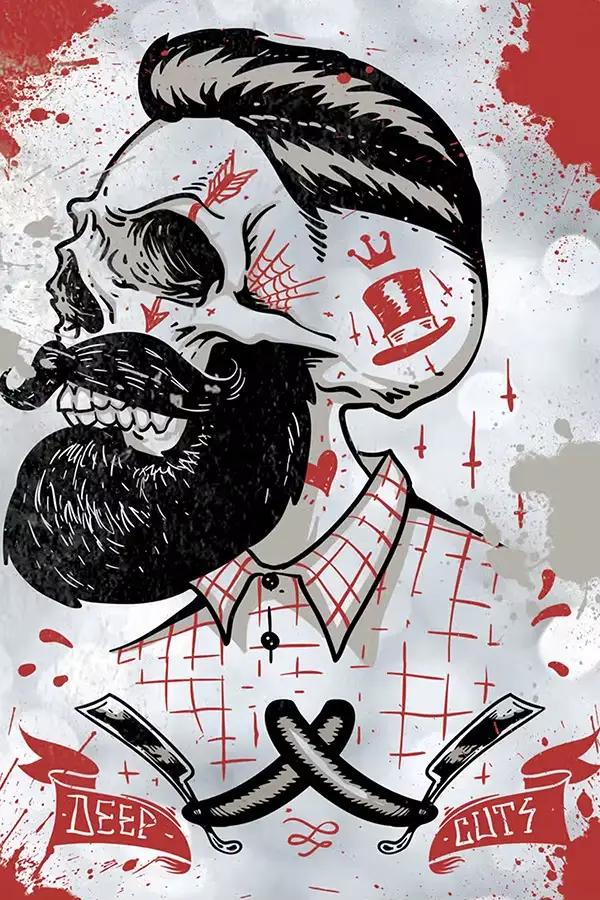 Kit de 30 affiches murales rétro sur le thème de la pop culture