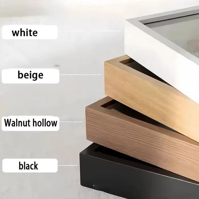 Cadre photo en bois Shadow Box profondeur 3 cm pour l'affichage d'œuvres tridimensionnelles