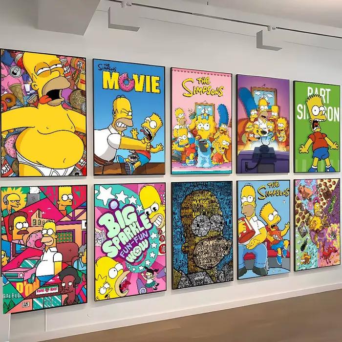 Affiche drôle de Simpson imprimée A5 A4 A3 A2