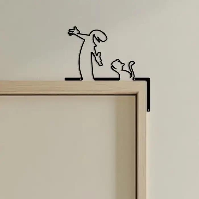 Décor mural en métal, panneau en fer forgé