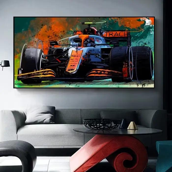 Peinture sur toile colorée populaire moderne