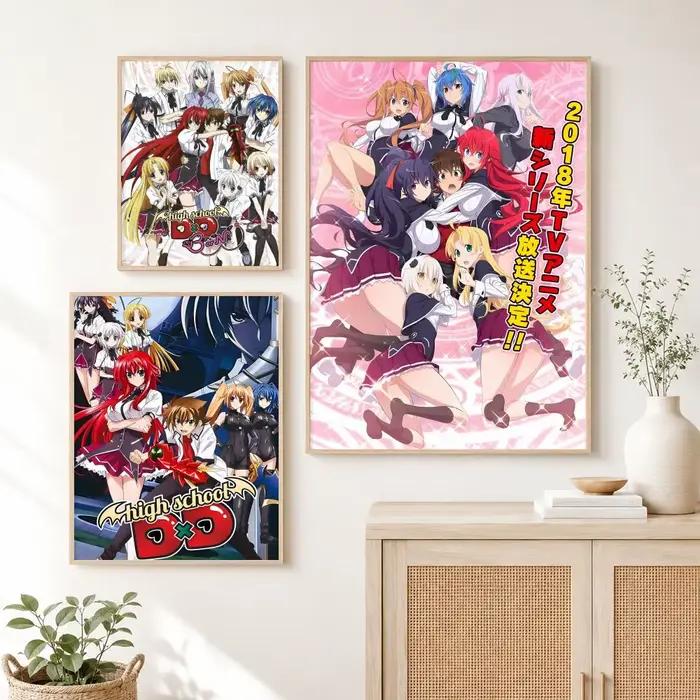Affiche High School DxD Hero, décoration de la maison, impression d'art mural intérieur, affiches de garage, cadeau