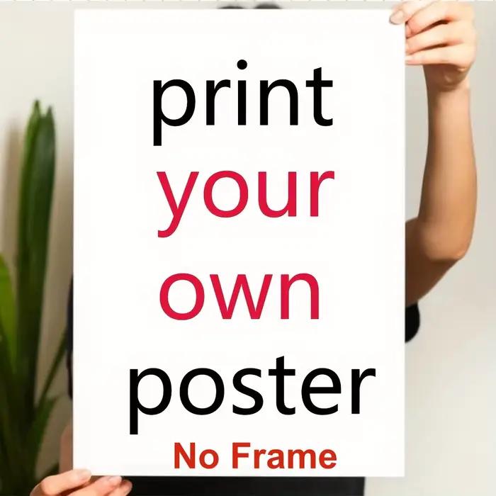 Toile de Photo personnalisée sans cadre