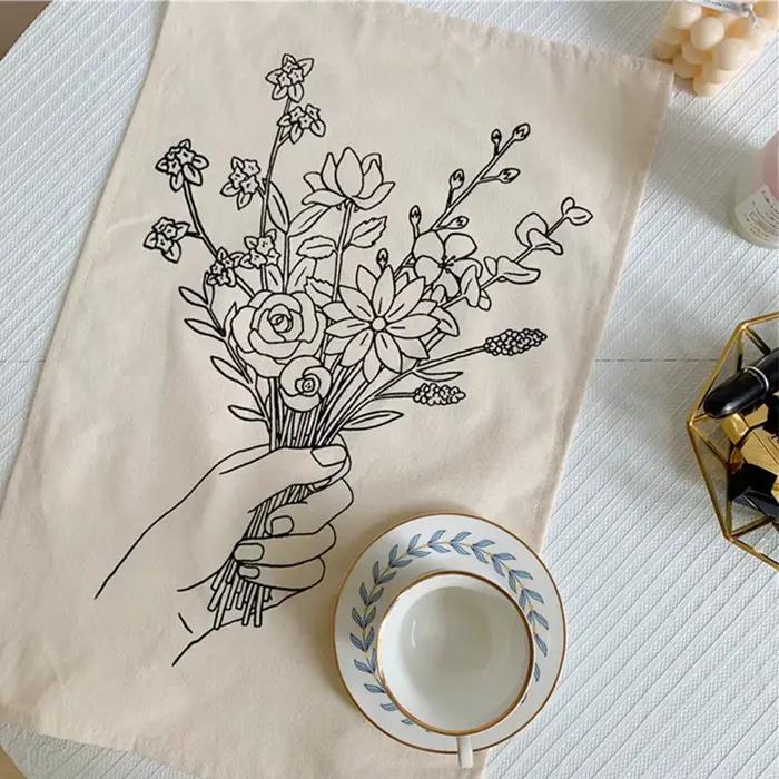 Tapisserie en tissu suspendu Vintage