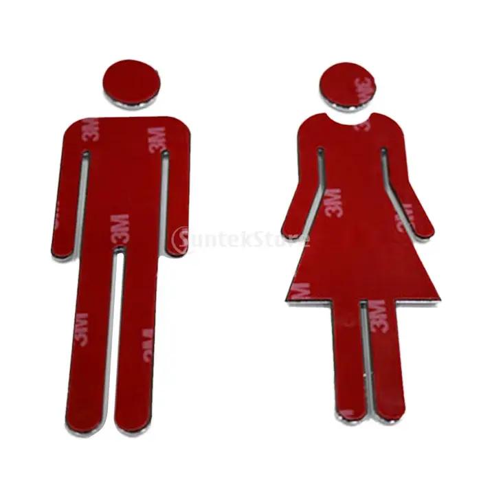 Autocollant de toilette pour homme et femme