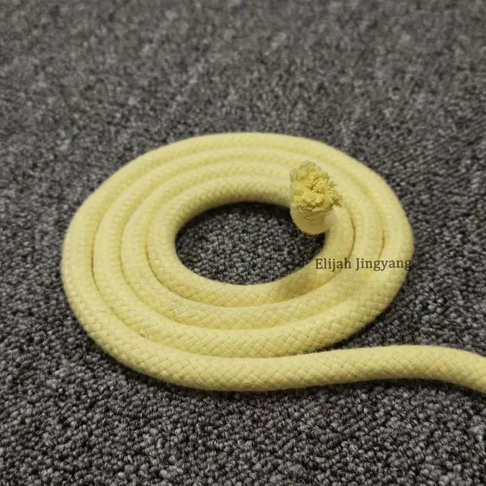 Équipement de Performance d'incendie ignifuge résistant à l'usure, accessoires de fabrication de corde Para aramide de 5/16 pouces, corde en Kevlar 100% Pure de 8mm