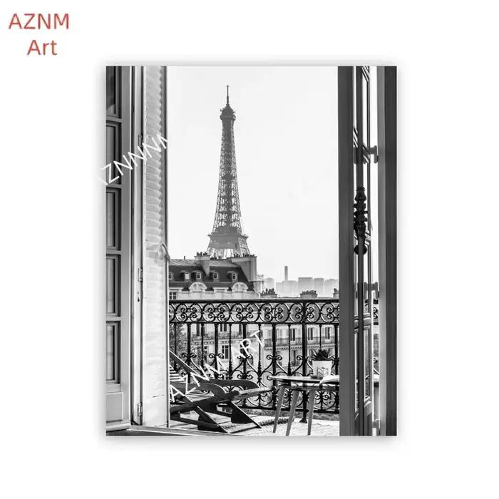 Affiche de photographie de paysage urbain de Paris
