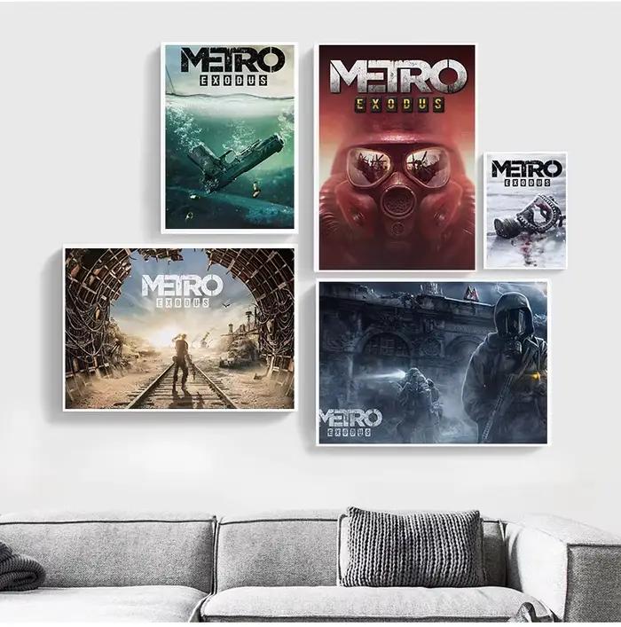 Affiches de jeu de tir d'aventure Metro Exodus