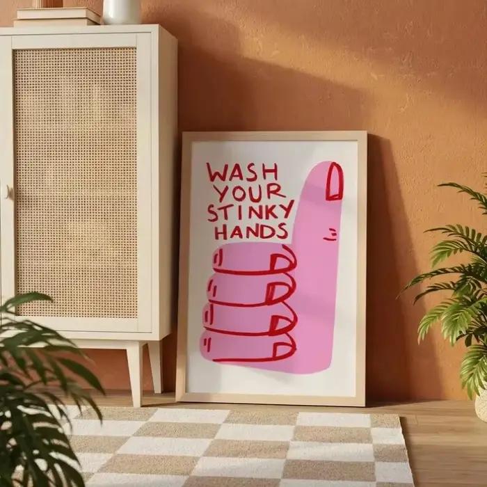 Slogan de maison humoristique coloré