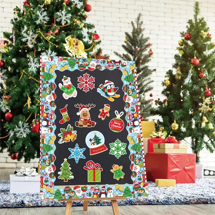Autocollant Mural de Noël pour Fenêtre